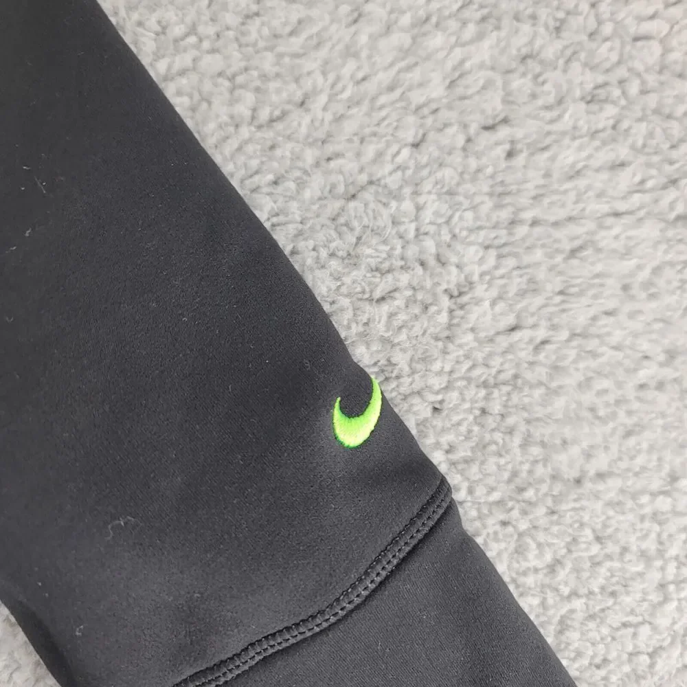Nike Hoodie Boys Large Gray Therma‎ Fit Spellout Swoosh Long Sleeve Jacket